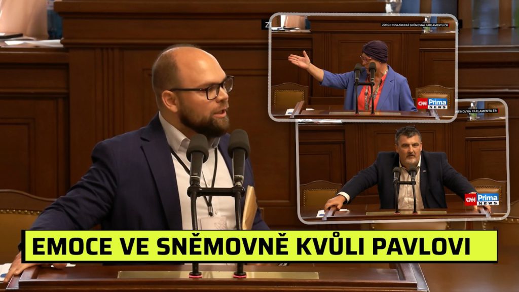 Emoce ve Sněmovně kvůli Pavlovi: Lidovec se radoval z verdiktu soudu. Přišly ostré reakce z ANO
