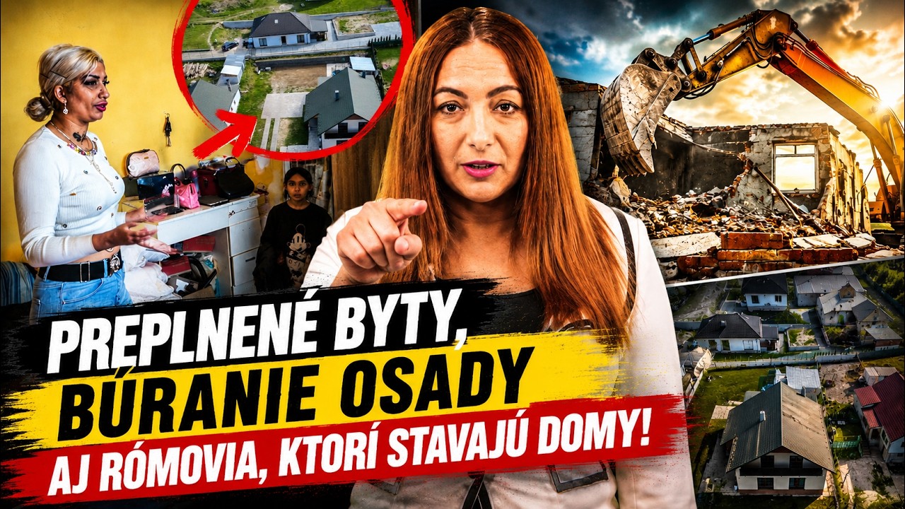 Hiri ukážu preplnené byty, búranie osady aj Rómov, ktorí stavajú domy
