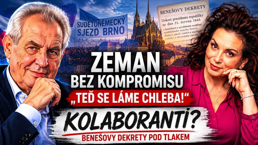 Miloš Zeman EXKLUZIVNĚ: „Kolaboranti nezmizeli. Ostře o Brnu, Pavlovi i Söderovi
