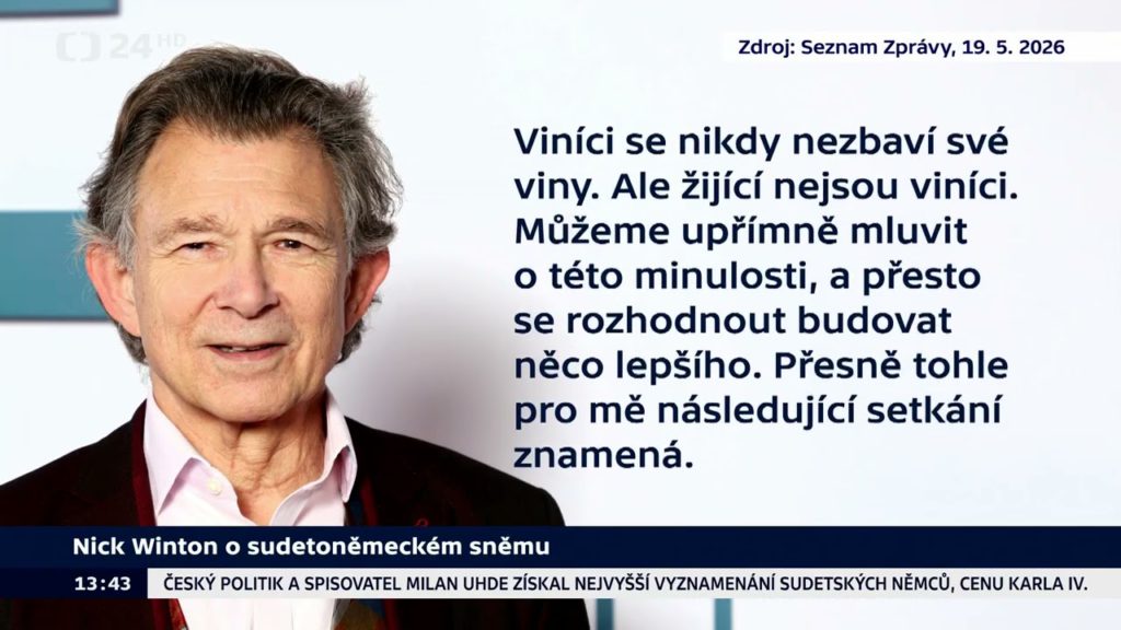 Nedělní debata – sociolog Daniel Prokop a bývalý premiér Vladimír Špidla (24. 5. 2026)