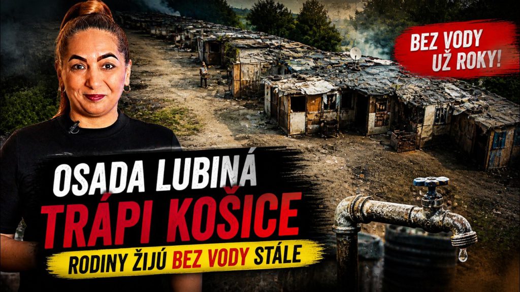 Osada Lubiná trápi Košice, rómske rodiny žijú bez vody