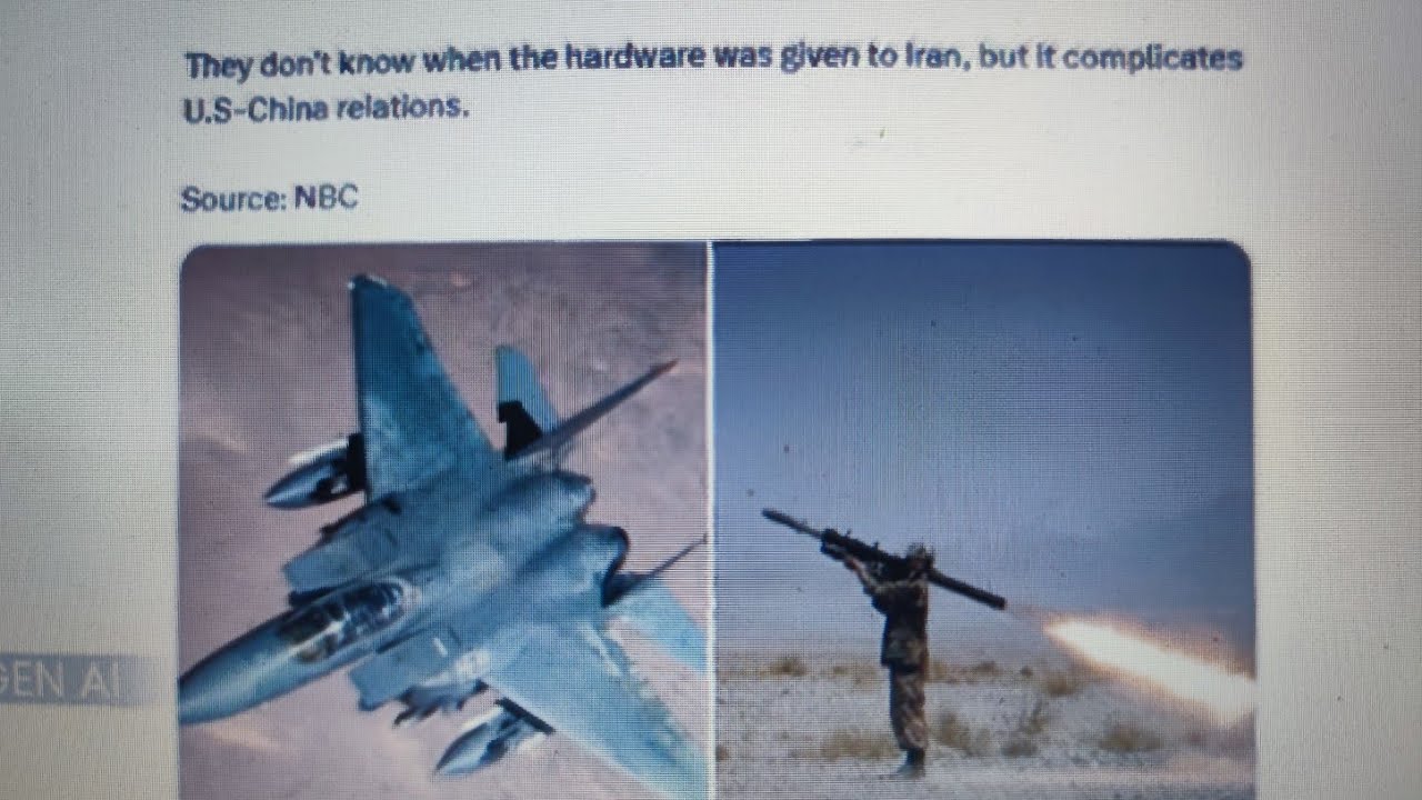 Použil Írán ČÍNSKÉ rakety pro sestřelení stíhačky F-15E? ODHALEN tajný zbrojní kanál Čína-Írán…
