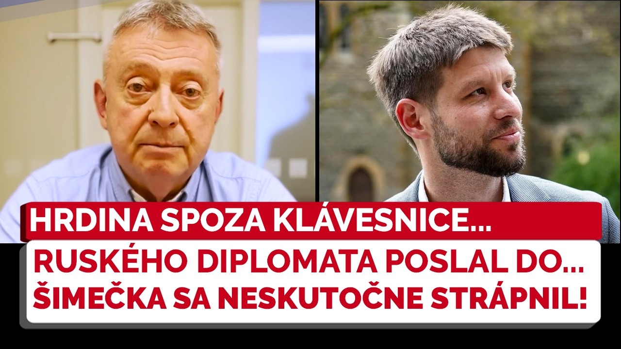 Šimečka chcel ukázať aký je frajer, UROBIL si MEDZINÁRODNÚ HANBU. Generál mu dal tvrdú lekciu