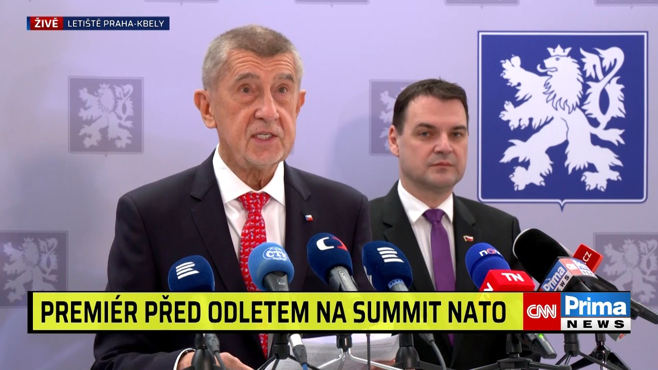 Babiš před odletem do Ankary: S Trumpem to bude zážitek. Macinka poslal Pavlovi ironické přání