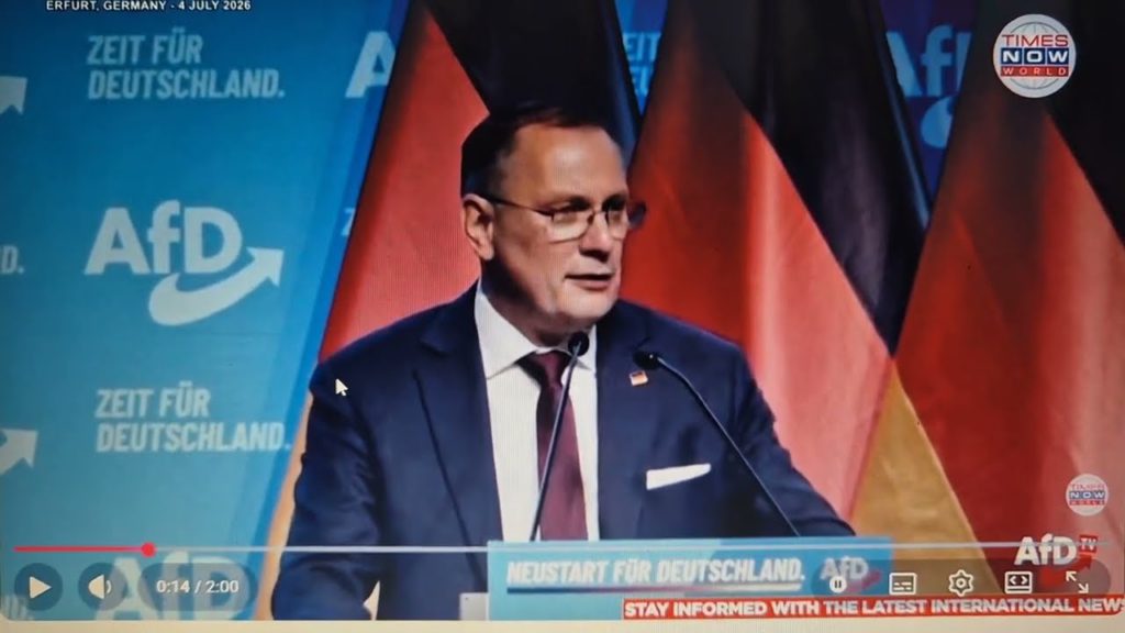 ZVÍTĚZÍME!” Strana AfD vyhlašuje na svém sjezdu v Erfurtu, že je připravena vládnout Německu…